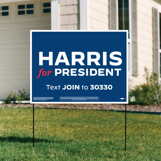 Harris Yard Sign